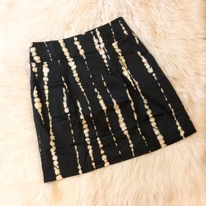 Ann Taylor Tie Dyed Print Skirt w/ Pockets Sz 2
